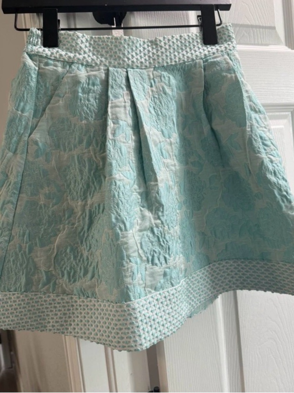 Buru Jacquard Mini Skirt XS